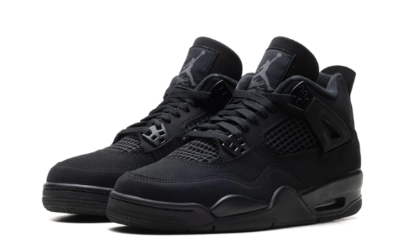 Air Jordan 4 Retro GS 'Black Cat' (2025) Sneaker – IB4171-010