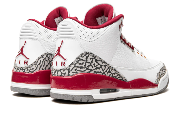 Air Jordan 3 Retro 'Cardinal' Sneaker – CT8532-126
