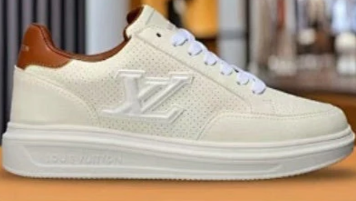 Louis Vuitton Trainer 'Black Monogram Denim' Sneaker